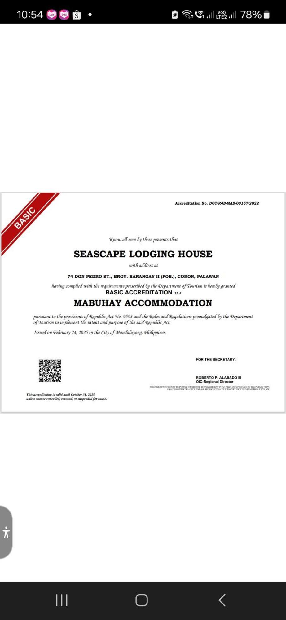 Seascape Lodging House Coron Exteriör bild